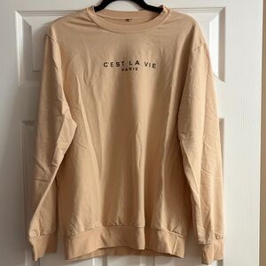 Thin cozy sweatshirt